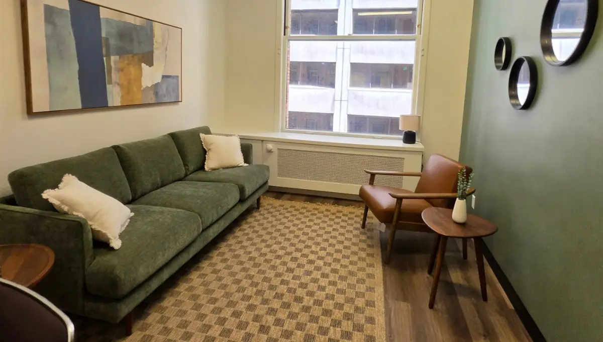 A consult room in the San Francisco office